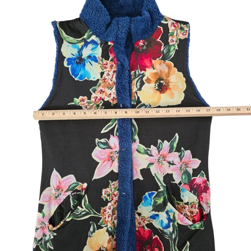 Johnny Was Vicney Lagoon Reversible Vest XS - Picture 7 of 11